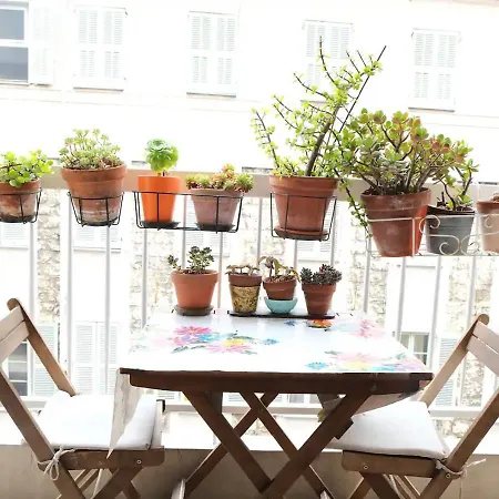 Sunny Port Old Town Free Private Parking - Clim & Balcony ニース